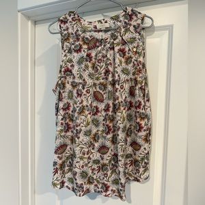 NWT Floral Blouse with Button Detail